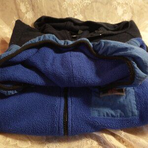 2 hoodies Ralph Lauren blue size 3 & Landway navy size 2-4 zip up long sleeve